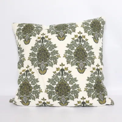 Cushion (Green, White, Multicolored)