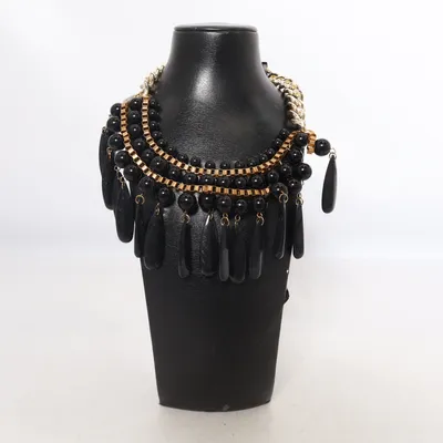 Halskæde (Sort, Guld) fra Fashion Jewelry Ukendt metal