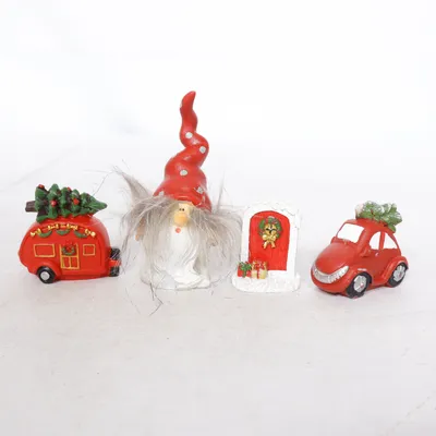 Kerstdecoratie (Rood, Groen, Wit)