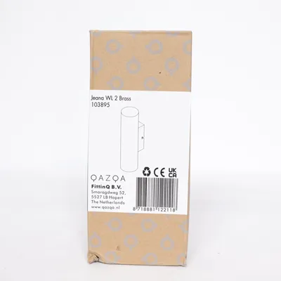 Vägglampa (Guldfärgad) från Qazqa