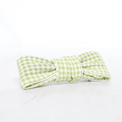 Bow tie (Green cute gingham bow y2k hair clip) from Sui Ava Cotton