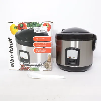 Riskokare (Silverfärgad, Svart) från Efbe Schott