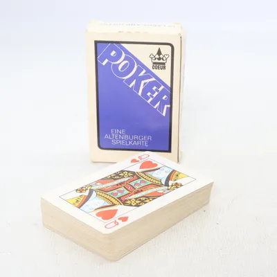 Jeu de cartes (Bleu, Blanc) de Coeur