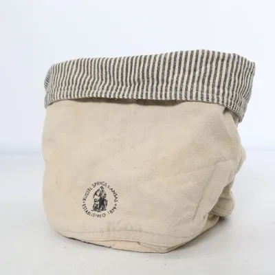 Aufbewahrungskorb (Beige, Schwarz) von Åhléns Bio-Baumwolle