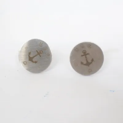 Cufflinks (Silver) Unknown metal