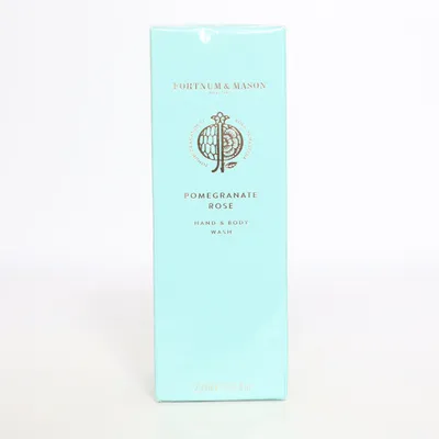 Liquid soap (Pomegranate Rose) from Fortnum and Mason