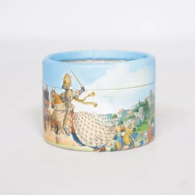 Speldosa (Blå, Flerfärgad)