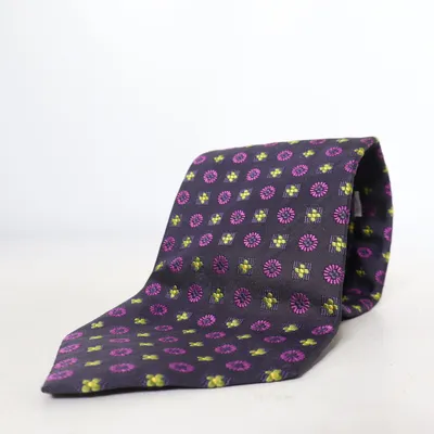 Cravate (Violet, Jaune, Multicolore) de Giorgio Redaelli Soie