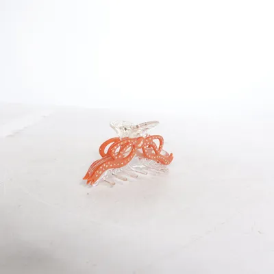 Hårklämma (Orange, Transparent) från Maanesten