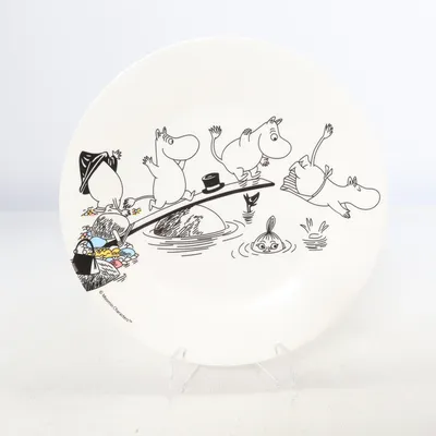 Kinderservies (Wit, Zwart) van Moomin