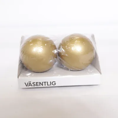 Curtain rod knobs (Gold) from IKEA
