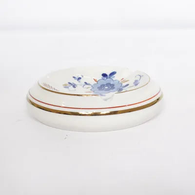 Ashtray (White, Blue) from Echt Kobalt