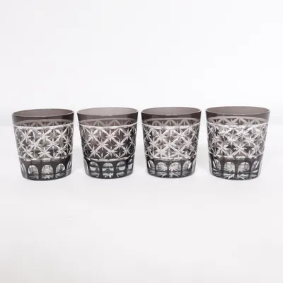 Drinkglas (Zwart, Transparant)