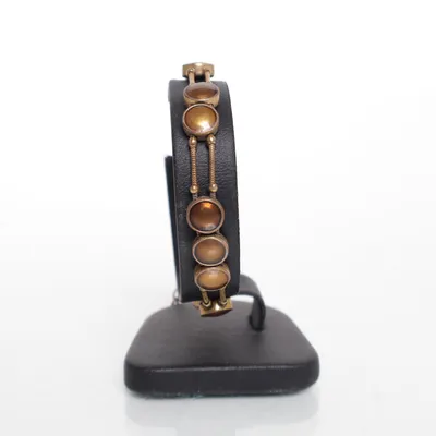 Armband (Bruin) van Pilgrim Onbekend materiaal