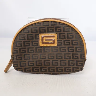Toilet bag (Brown, Beige) from Glitzy