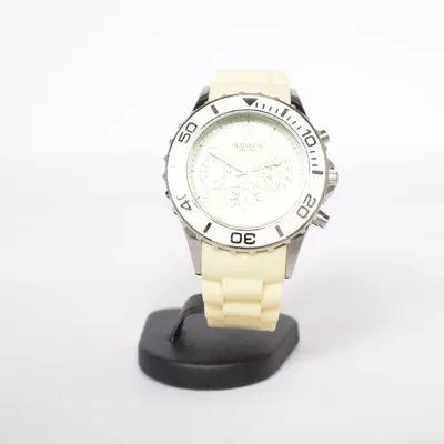 Armbandsur (Beige, Silverfärgad) från Madison