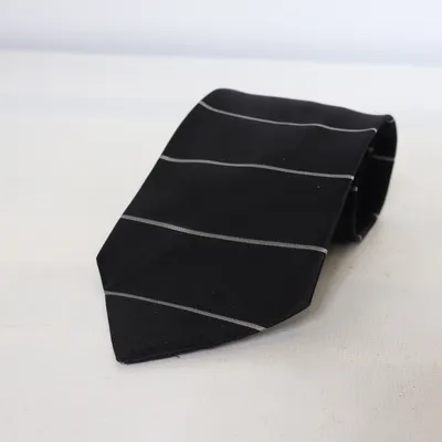 Tie (Black, White) from Amanda Silk