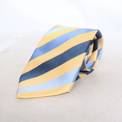 Tie (Blue, Yellow) from Tailor & Son Silk