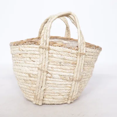 Korg (Mini Basket Bag Jane Birkin) från Vintage Hampa, Bomull