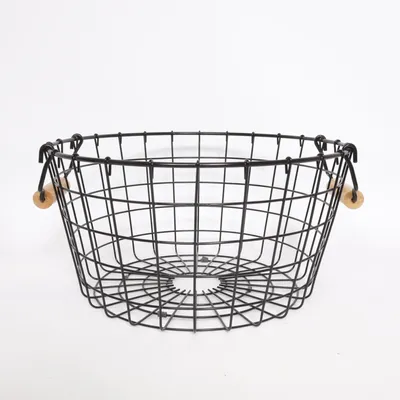 Förvaringskorg (Svart, Beige)