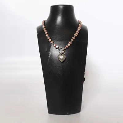 Ketting (Roze, Zilver) van Vaga Onbekend materiaal