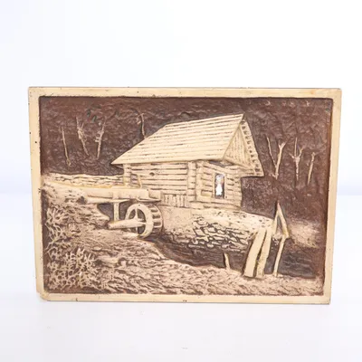 Muurreliëf (Bruin, Beige) van Skansen