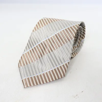 Tie (Gray, Brown) from Marja Kurki Silk