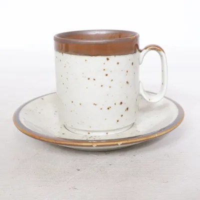 Cup (Beige, Brown)