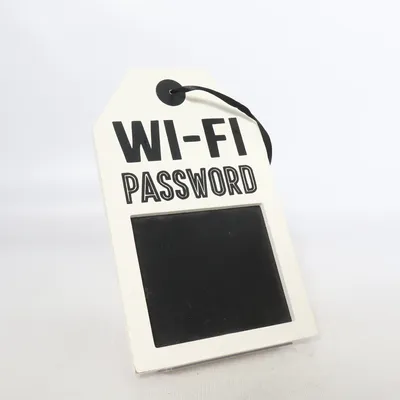 Schild (Weiß, Schwarz) von 4 Living Collection