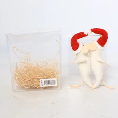 Juldekoration (Vit, Röd) från Panduro