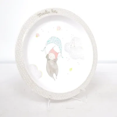 Tallrik (Grå, Flerfärgad) från Moulin Roty