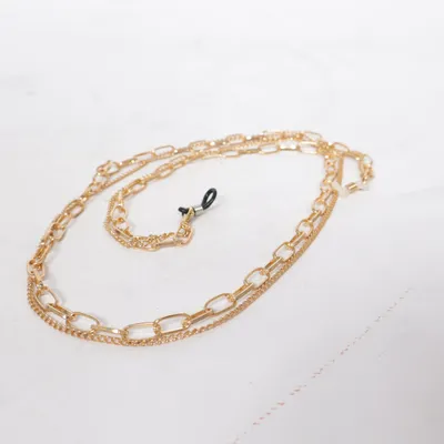 Glasögonsnöre (Guldfärgad)