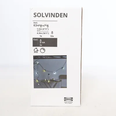 String lights (Solvinden) from IKEA