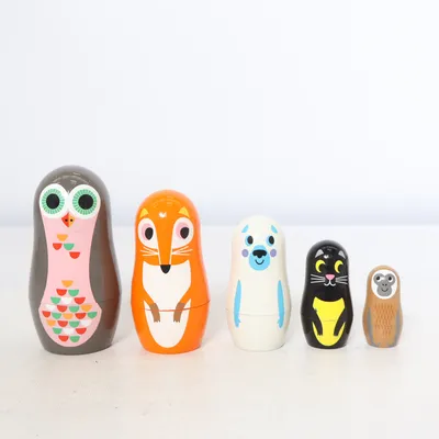 Matryoshka pop (Meerkleurig)
