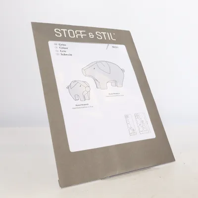 Symønster (Grå) fra Stoff & Stil