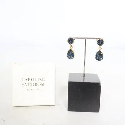 Oorbellen (Blauw, Goud) van Caroline Svedbom Onbekend materiaal