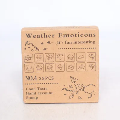 Rubber stamp (Weather Emoticons) from ZAB