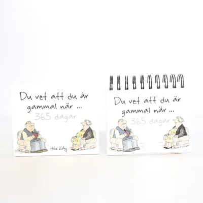 Calendrier (Du Vet Att Du Är Gammal När) de Tukan Förlag