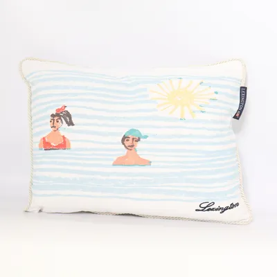 Cushion (Blue, White, Multicolored) from Lexington