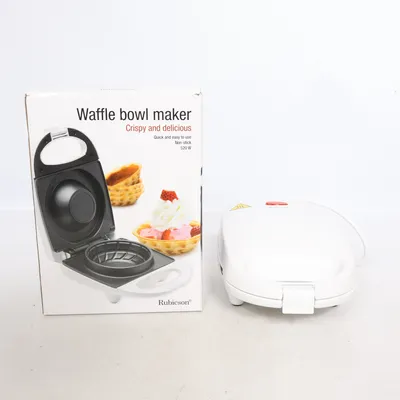Waffeleisen (Waffle Bowl Maker) von Rubicson