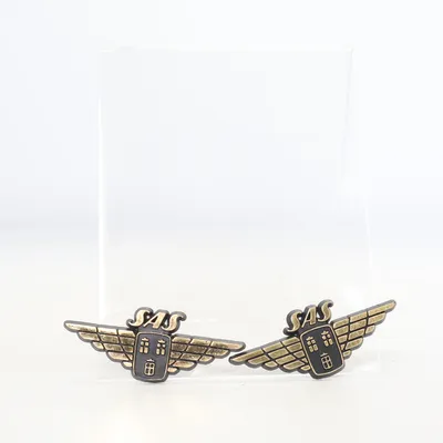 Broche (Noir, Or) de SAS