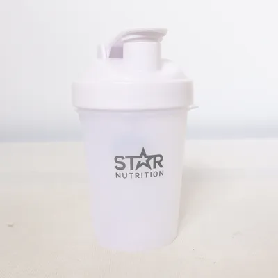 Protein shaker (White) from Star Nutrition