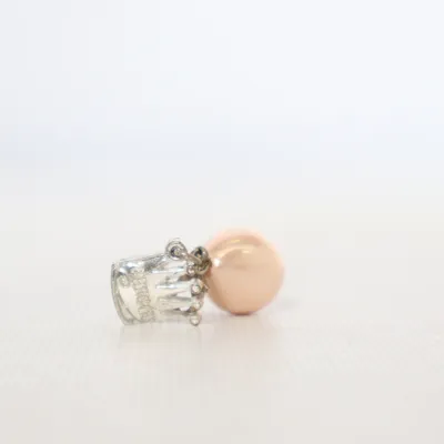 Charm (Pink, Silver) from Pearls for Girls Unknown metal