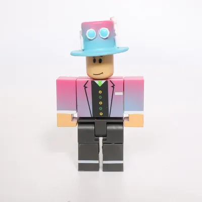 Leksaksfigur (Svart, Rosa, Blå) från Roblox