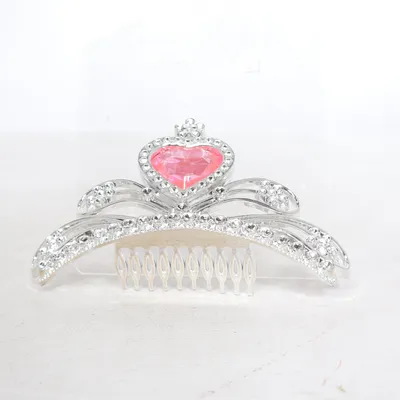Tiara (Silverfärgad, Rosa)