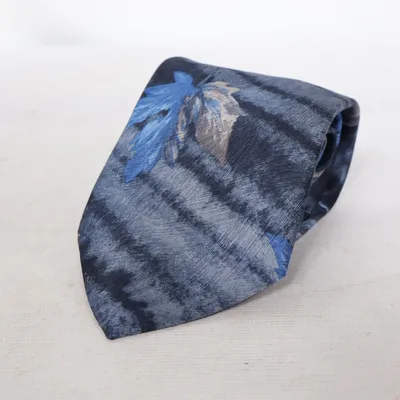 Stropdas (Blauw, Grijs) van Alveare Zijde