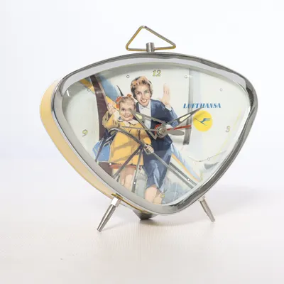 Horloge de table (Argent, Multicolore) de Nostalgic Art