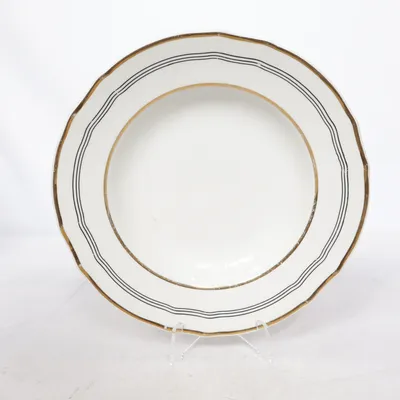 Serveringsskål (Vit, Guldfärgad) från Arabia