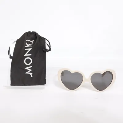 Sunglasses (Beige, Black) from Monki