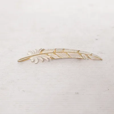 Brosch (Silverfärgad, Guldfärgad) Okänd metall